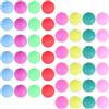 Abaodam Palline da Ping Pong 40mm Colorate senza Cuciture 50 Pezzi in PP | Set Multicolore, Finitura Opaca, per Locali di Intrattenimento e Decorazioni per Feste Colore Casuale