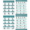 Generic Tabella yoga sedia, poster esercizi seduti, guida illustrata per il fitness