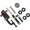 Uonlytech Imbobinatore per Mulinelli da Pesca Regolabile, Meccanismo Stella Nero | Metallo e Plastica, Forza Avvolgimento Regolabile, Installazione Antiscivolo, Distanza Fissa Circa 5-45mm