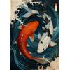 PuzzleTech Puzzle 500/1000 Pezzi Geisha Samurai Arte Giapponese Sumi-e per Adulti
