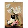PuzzleArtix Puzzle 1000 Pezzi Gatto e Girasoli Parodia Arte Adulti Relax Regalo