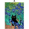 PuzzleArtix Puzzle 1000 Pezzi Gatto e Girasoli Parodia Arte Adulti Relax Regalo