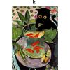 PuzzleArtix Puzzle 1000 Pezzi Gatto e Girasoli Parodia Arte Adulti Relax Regalo