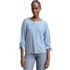 TOM TAILOR Denim Le signore Maglietta 1035680, 31347 - Small Mid Blue White Stripe, XL