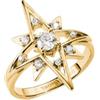 Thomas Sabo Anello stella, color oro giallo, misura 54
