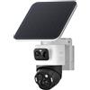 EUFY ANKER EUFY EUFYCAM S4 4K 2K TELECAMERA DI SICUREZZA ESTERNA 2-IN-1 TRACKING...