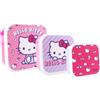 Vadobag Zestaw Pojemników na Przekąski Hello Kitty - Urocze i Kolorowe
