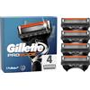 Gillette ProGlide Lamette di Rasoio Uomo, Confezione da 4 Ricariche per Rasoio con Trimmer di Precisione, 5 Lame Anti-Attrito