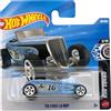 Hot Wheels '33 Ford Lo Boy Blu - Rod Squad 3/10 - JJJ76 - Short Card - Mattel 2026 (119/250) - Vintage Custom Car - classico Hot Rod - modello di licenza - 1:64