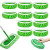 CQXSYTBN 10 Pezzi Cuscinetti in microfibra Confezione Panni Lavapavimenti Microfibra Compatibile con Mop 25.4 x 11.5 cm Riutilizzabili Umido Secco Ricambio per Pavimenti Pareti Finestre