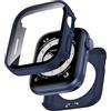 Kawoco Custodia impermeabile 2 in 1 per Apple Watch Series 11/10 da 46 mm