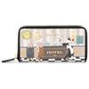 Braccialini Allround Lt Portafoglio modello zip around decorato con una stampa originale ispirata all'universo dei Looney Tunes, con Bugs Bunny, Lola Bunny e Daffy Duck protagonisti di divertenti