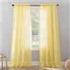 No. 918 Erica Crushed Sheer Voile in Rilievo Tenda mantovana, Yellow, 51 x 63