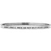 Beloved Bracciale da donna in acciaio Emozionale - frasi, pensieri, parole con charms - incisione su due lati - colore silver