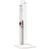 vidaXL Doccia da esterno 206 cm Legno massello di pino e acciaio inox