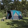 KGPWRCVD Tenda per 6 persone con tetto, verde, 425 x 396 x 222 cm