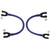 Anneome 2 Pezzi Connettore per Sci da velocità di Controllo Fissaggio per Punte Sci PP Tubo in Lattice e Vite in Zinco Blu Aiuto Allenamento per Principianti