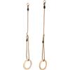 ‎Small Foot Small Foot 11592 Gymnastic Rings made of solid wood, swinging rings with length-