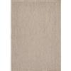 Teppium Carpetsale24 Tappeto Interno Esterno Tessitura Piatta Look Sisal con Bordo Impermeabile per Cucina Terrazza Soggiorno, Dimensioni: 200x290 cm