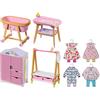 BABY born Minis Playset Mobili 906163 - set di mobili di ispirazione scandinava per le bambole e i playset BABY born Minis - Adatto a bambini dai 3 anni in su