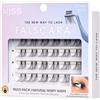 kiss new york KISS FALSCARA 'Natural Wispy Wisps' Multipack 02- Effetto Naturale e Ricurvo, Ciglia Finte a Ciuffetti, Banda Extra Sottile da applicare con Bond & Seal sotto la lima cigliare