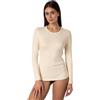 Lovable Maglia Manica Lunga con Scollo Tondo e Cuciture Piatte in Costina - Maglieria Donna