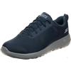 Skechers Sneaker Go Walk Max Uomo, Grigio Navy., 12 UK X-Wide