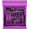 Ernie Ball, Power Slinky Nickel Wound, Corde per chitarra elettrica, confezione da 3, diametro 11-48