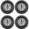 Eurowagens 4Pcs Ruota Pneumatico 73mm Per C14 C24 B24 B36 MN D90 MN90 MN99S F
