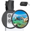 NEEWER 67mm Filtro CPL con Clip Compatibile con iPhone, Filtro Polarizzatore Circolare per Obiettivo Telefono, Accessori Fotografia Compatibile con iPhone 17 16 15 Pro Max Plus 16e 14 13 mini, FL-B23