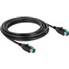 DELOCK PoweredUSB Kabel 12V St > St 4.0m