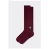 Calzedonia Calze Lunghe Ricamo Dogs Da Uomo Bordeaux