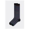 Calzedonia Calze Lunghe Ricamo Dogs Da Uomo Nero
