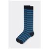 Calzedonia Calze Lunghe Fantasia Da Uomo Blu