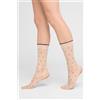 Calzedonia Calzini Velati A Pois Senza Elastico Naturale