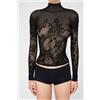 Calzedonia Top A Rete Fiori Liberty Nero