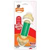 Nylabone Osso masticabile Doppia Azione Extreme Double Action Chew Bone | Giocattolo masticabile per l'igiene Dentale dei Cani | Gusto Bacon | Medium | per Cani Fino a 16 kg