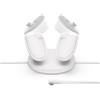 Meta Base di ricarica compatta per Meta Quest - Compatibile con 3/3S - Lungo cavo di ricarica per il visore - Ricarica wireless per i controller Touch Plus