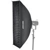 NEEWER Kit Softbox Rettangolare, Soft Box a Striscia da 30x120cm con Diffusori di Luce per Fotografia in Studio Riprese Video Streaming, Compatibile con Aputure 120d Compatibile con Godox SL60w, NS94P