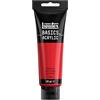 Liquitex 8870040 Basics - Pittura acrilica, Pigmenti per artisti monopigmentati, Resistente alla luce, durevole nel tempo, Finitura satinata, Tubo da 118 ml - Rosso Primario