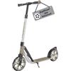 HUDORA Monopattino BigWheel 205 Advanced, ivory, Monopattino comodo in alluminio per peso fino a 100kg, Altezza regolabile e struttura pieghevole, Monopattino bambini/ragazzi e adulti