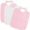 Ti TIN Pack 3 Bavaglini Bambino 38x31 cm Da 12 Mesi Asilo Nido