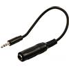 Valueline VLAP22550B02 - Cavo audio stereo, 3,5 mm, femmina, 6,35 mm, 20 cm