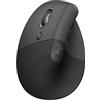 Logitech Lift Left Mouse Ergonomico Verticale | Mancini, Senza Fili, Bluetooth, Logi Bolt USB, Clic Silenziosi, 4 Tasti, Windows/macOS/iPadOS, Laptop, PC - Grafite