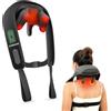 Snailax Massaggiatore per collo senza fili 4D migliorato con calore, massaggiatore elettrico shiatsu con knet, massaggiatore per collo, spalle, schiena, gambe, regali per uomini e donne