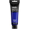 Liquitex 8870030 Basics - Pittura acrilica, Pigmenti per artisti monopigmentati, Resistente alla luce, durevole nel tempo, Finitura satinata, Tubo da 118 ml - Blu Oltremare
