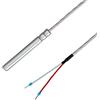 iOVEO 038HT01202 - PT100 - Sonda di temperatura con cavo di collegamento in teflon fino a 250 °C, impermeabile IP67, 2 metri