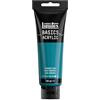 Liquitex 8870074 Basics - Pittura acrilica, Pigmenti per artisti monopigmentati, Resistente alla luce, durevole nel tempo, Finitura satinata, Tubo da 118 ml - Blu Turchese