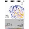 Winsor & Newton Carta Disegno - Blocco a Spirale Grana Fine 150 g - A4-25 Fogli