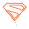 Paladone - Lampada LED logo Superman, da parete, con cavo di alimentazione, decorazione per case e altri ambienti, regalo per i fan dei supereroi, licenza ufficiale DC Comics